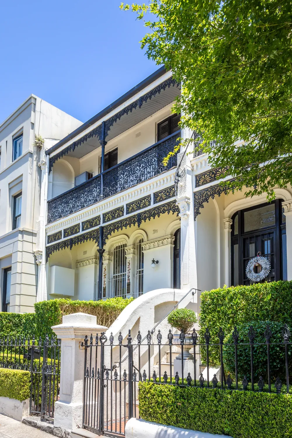 Victorian terrace with iron lacework in inner Sydney, the kind of Inner West home LN Property Buyers' Laura Nocera and Luis Lequerica buy