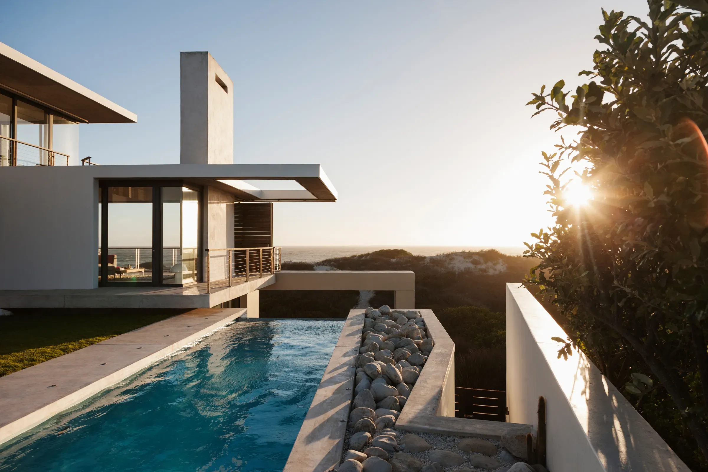 Residence with a lap pool, illustrating acquisitions by LN Property Buyers, the Sydney buyers agency of Laura Nocera and Luis Lequerica